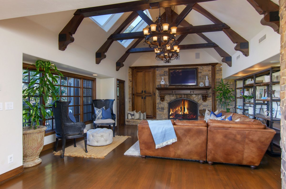 Интерьер ранчо Буша в Техасе