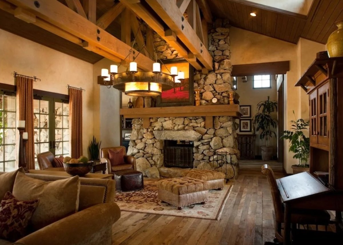 Американское ранчо интерьер