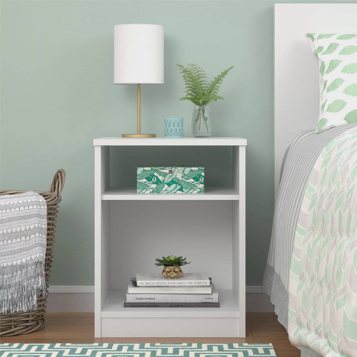 Nightstand with Shelves