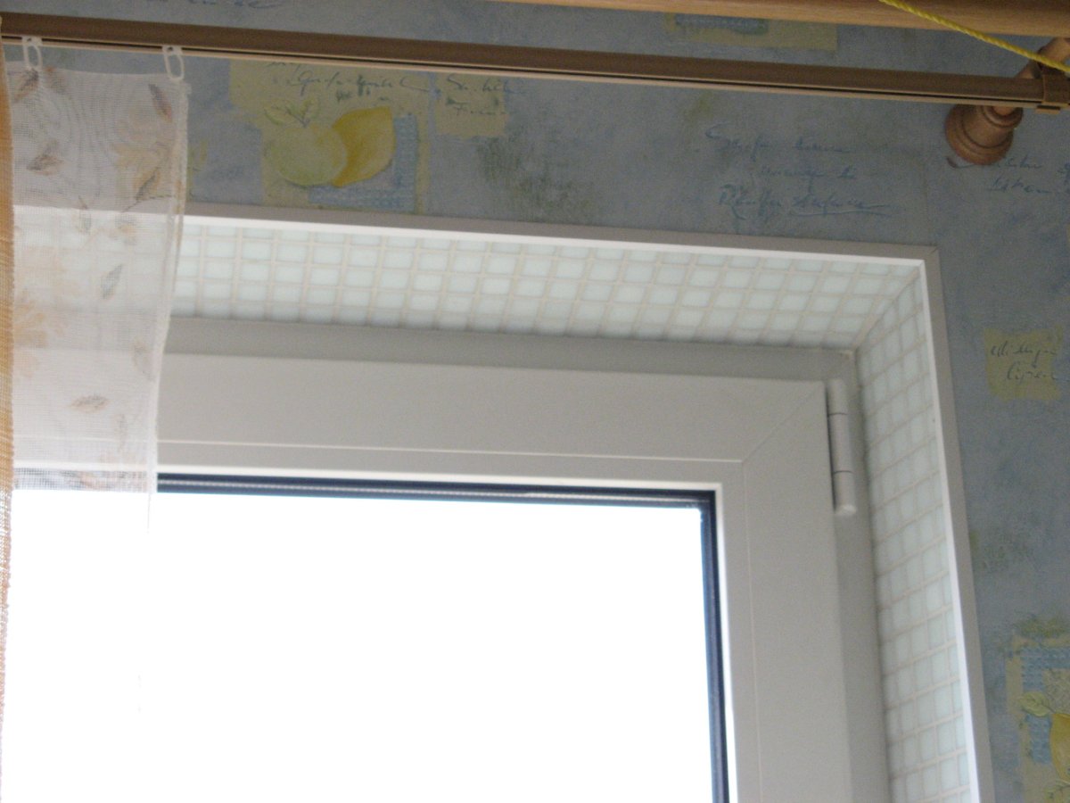 Отделка оконных откосов плиткой внутри