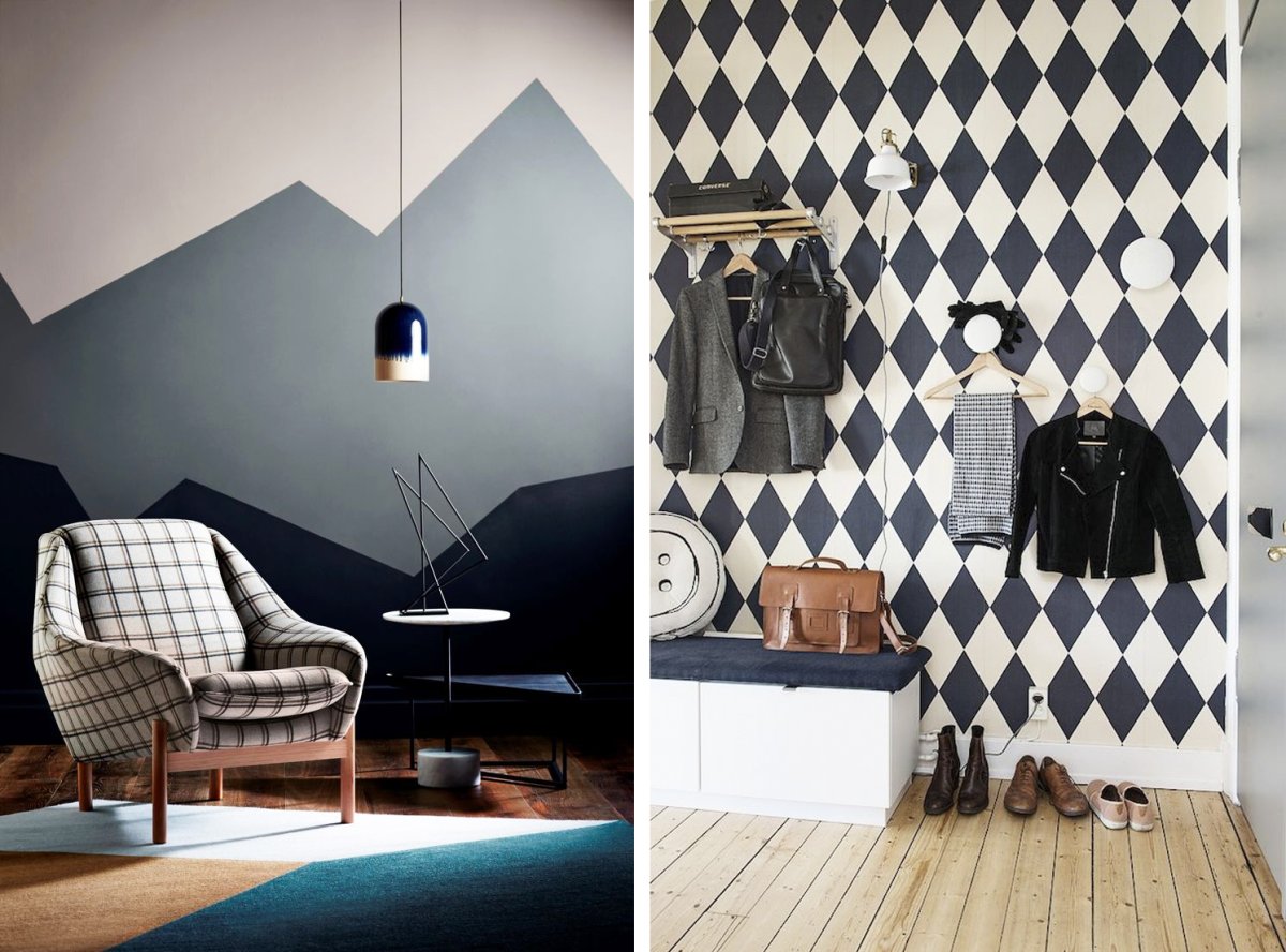 Обои для мужчин в комнату