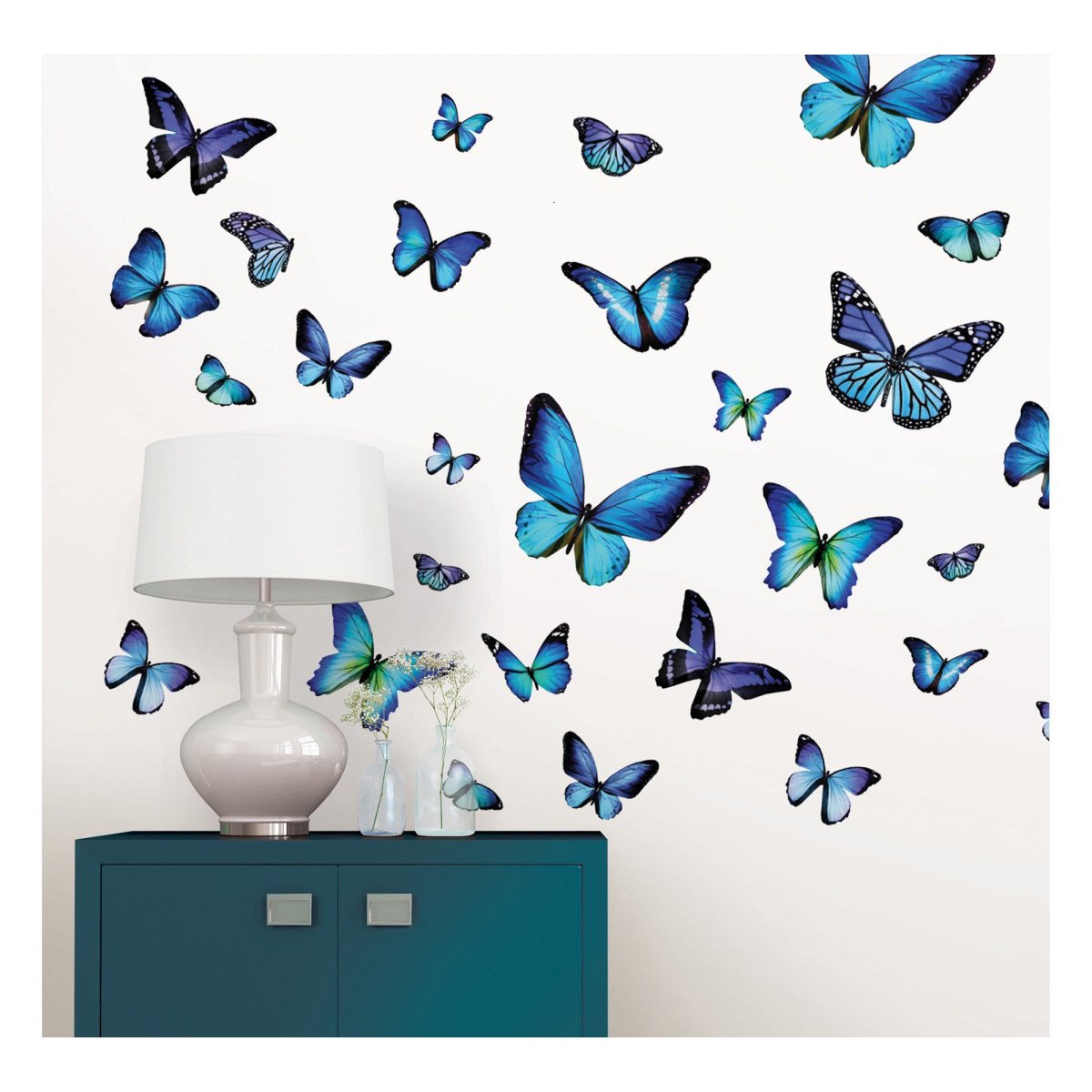 Порхающие бабочки на стену