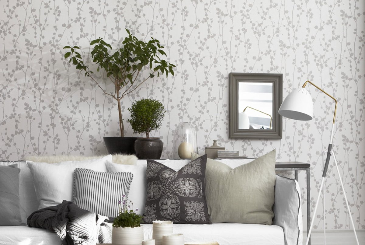 Обои в скандинавском стиле для спальни