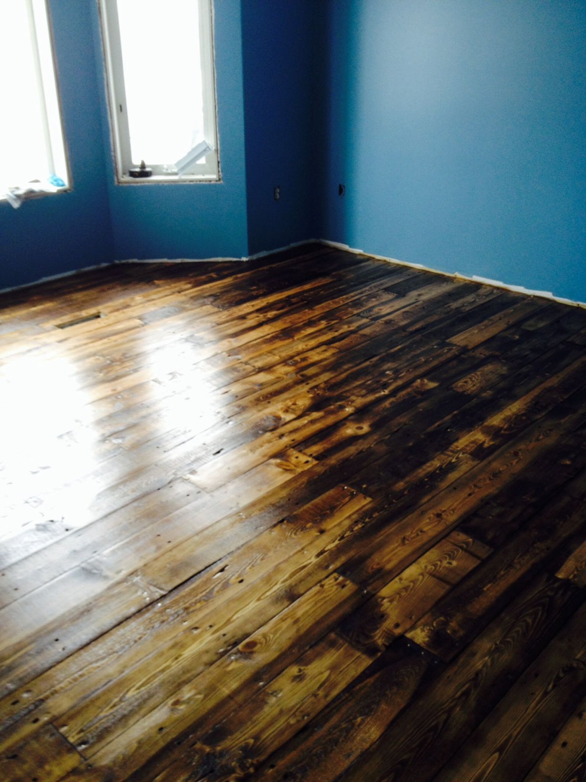 Паркет из паллетов