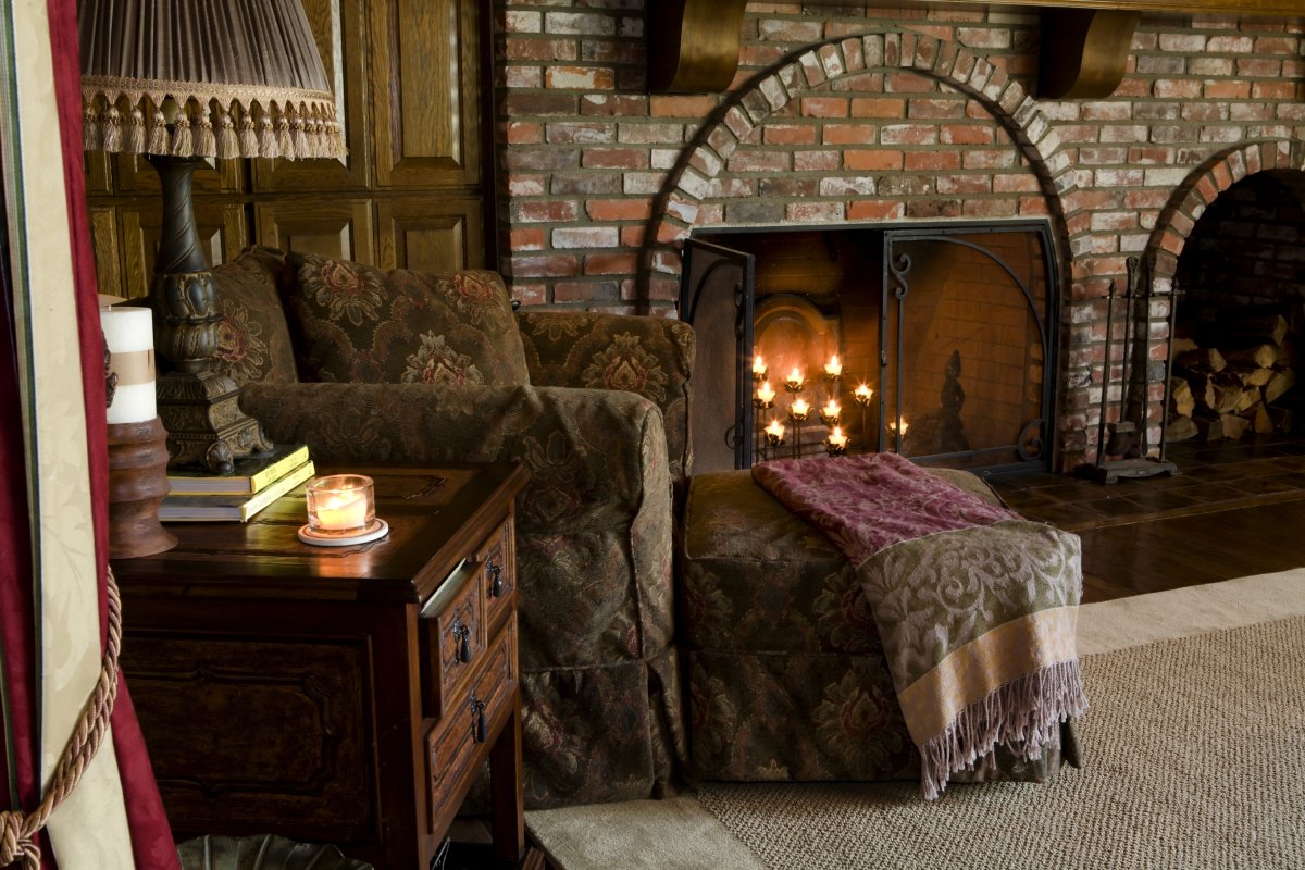 Спальня в средневековом стиле