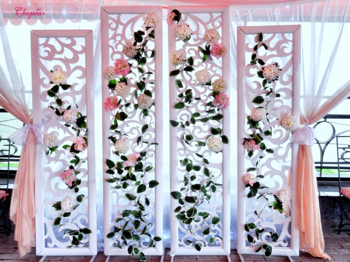 Ширма с цветами