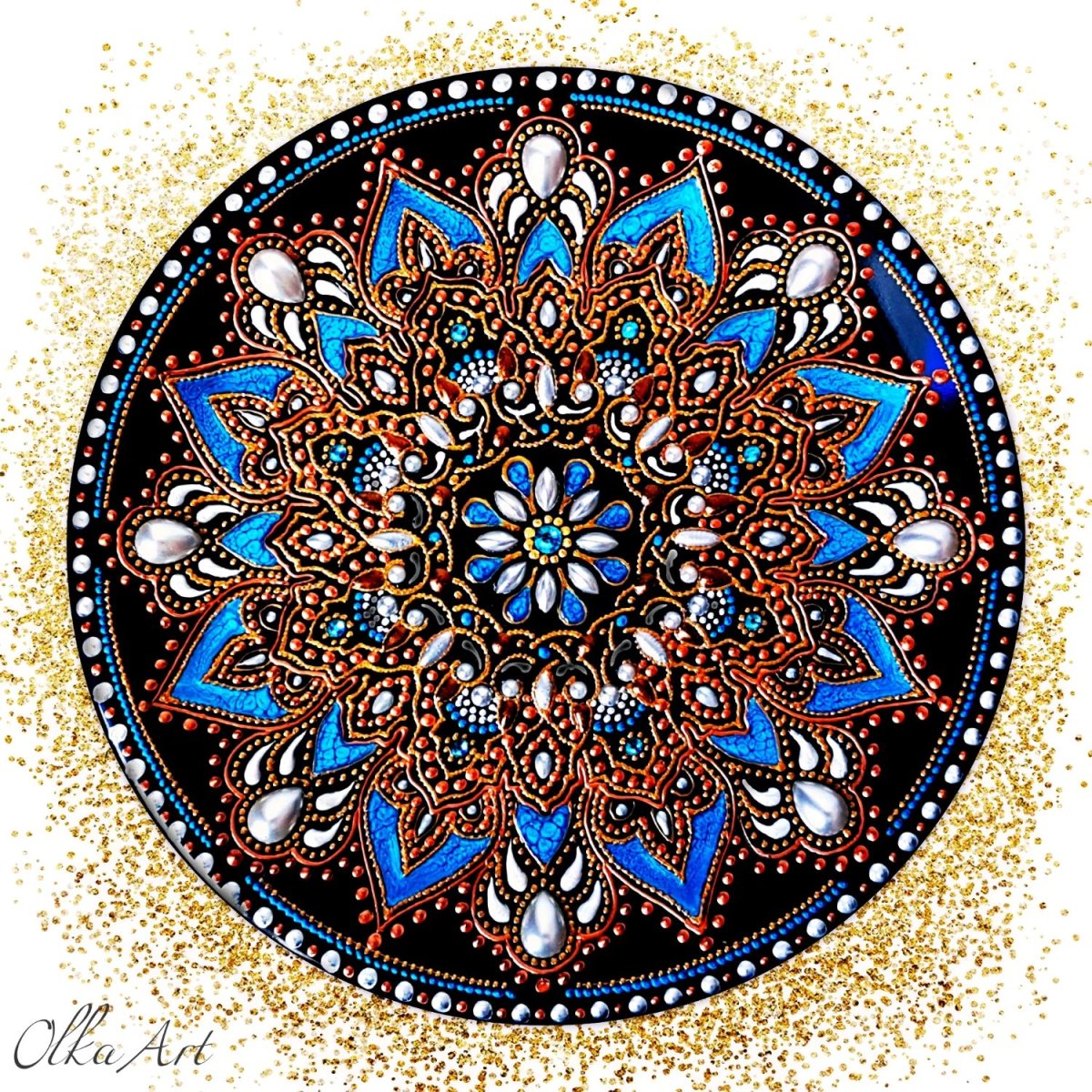 Восточные расписные тарелки