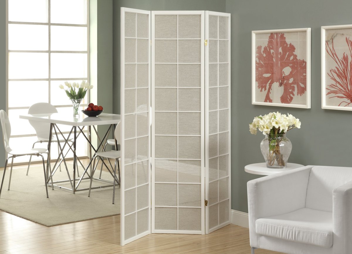 Ширмы для зонирования пространства в комнате