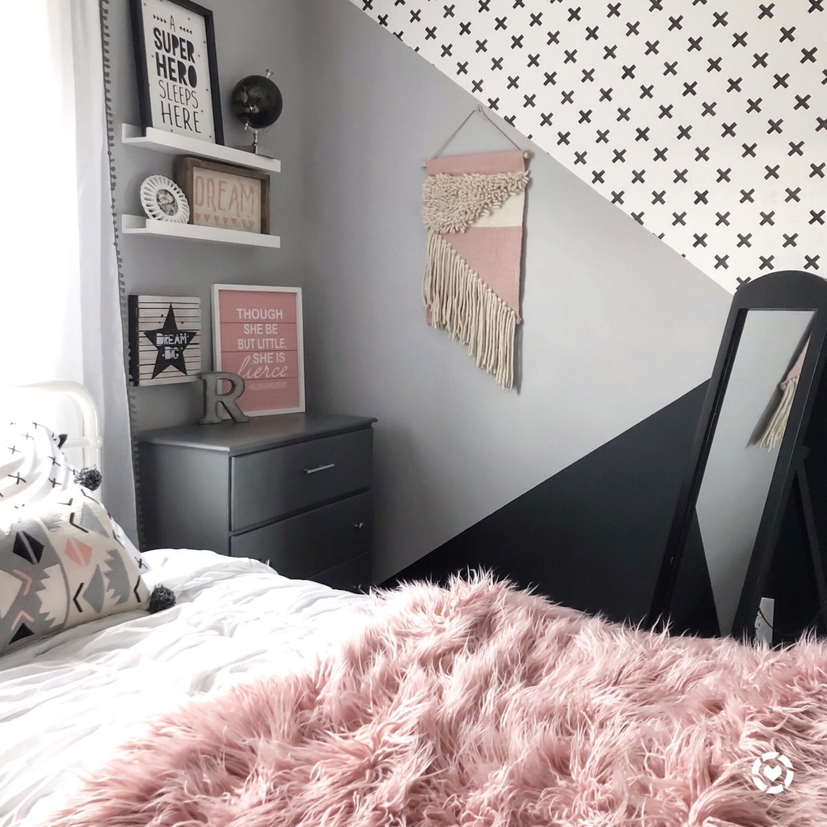 Розовая спальня для девочки