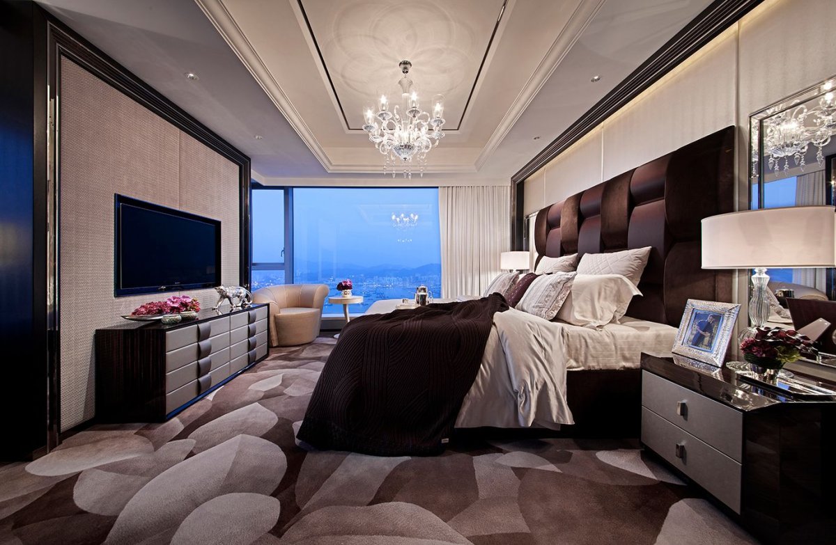 Круглая кровать с балдахином