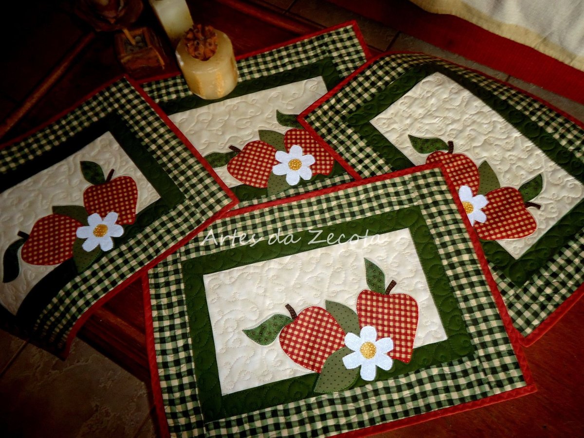 Лоскутное шитье салфетки