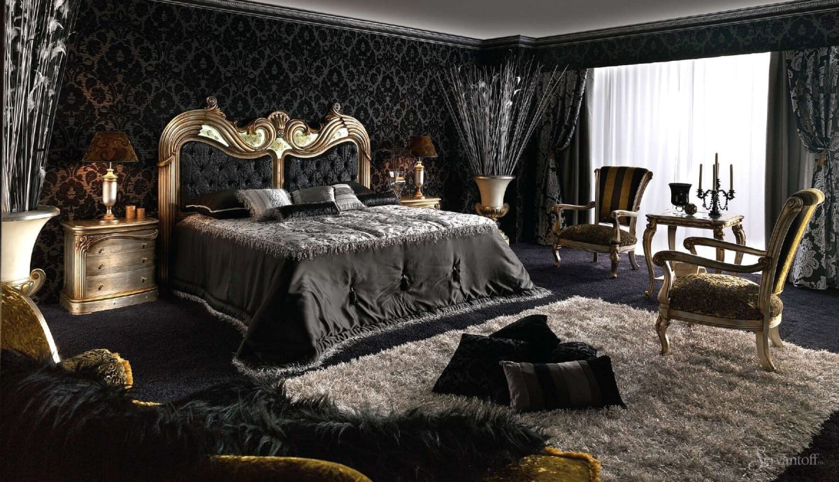 Спальня в стиле Готика