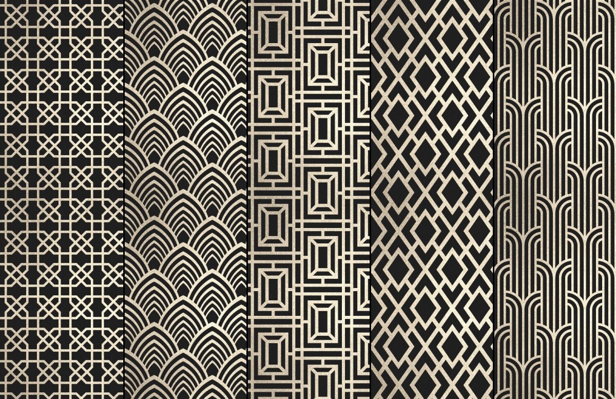 Орнаменты в стиле ар-деко