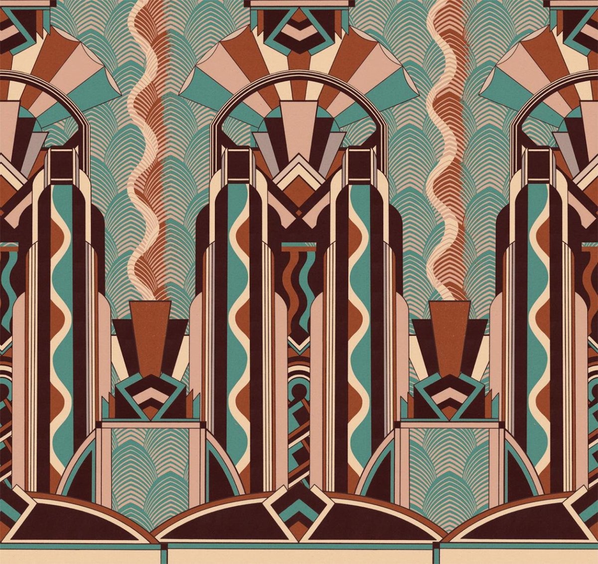 Орнамент ар деко Египет