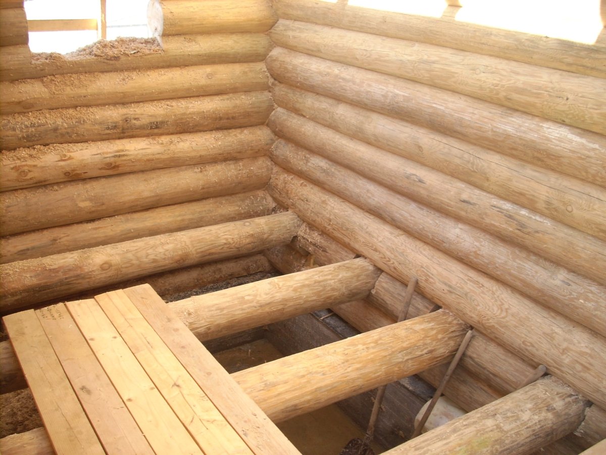 Лаги пол баня сруб