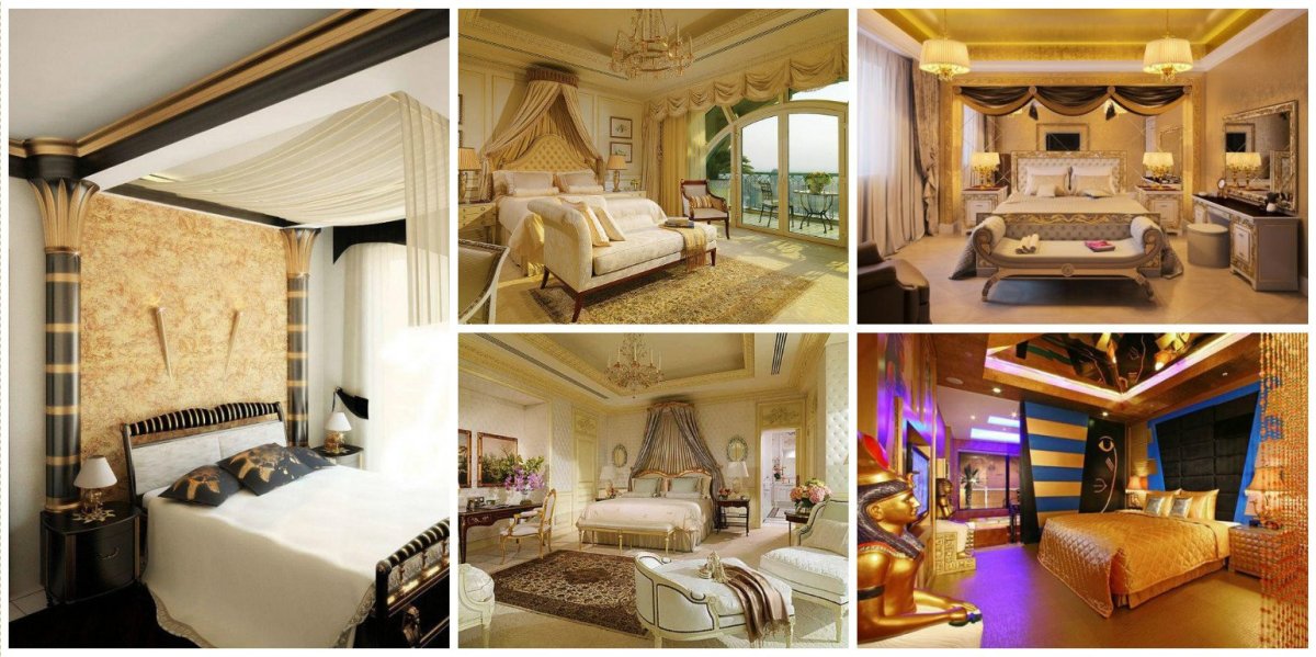 Спальня в египетском стиле