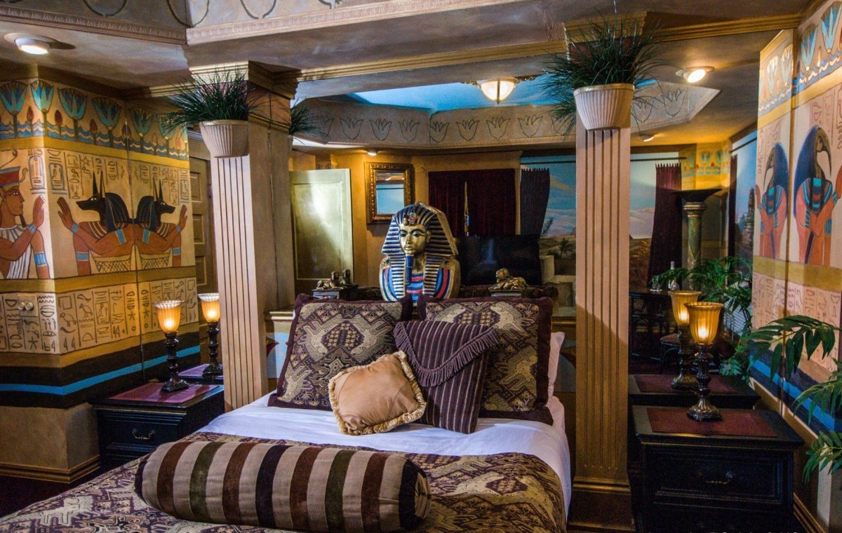 Спальня в египетском стиле