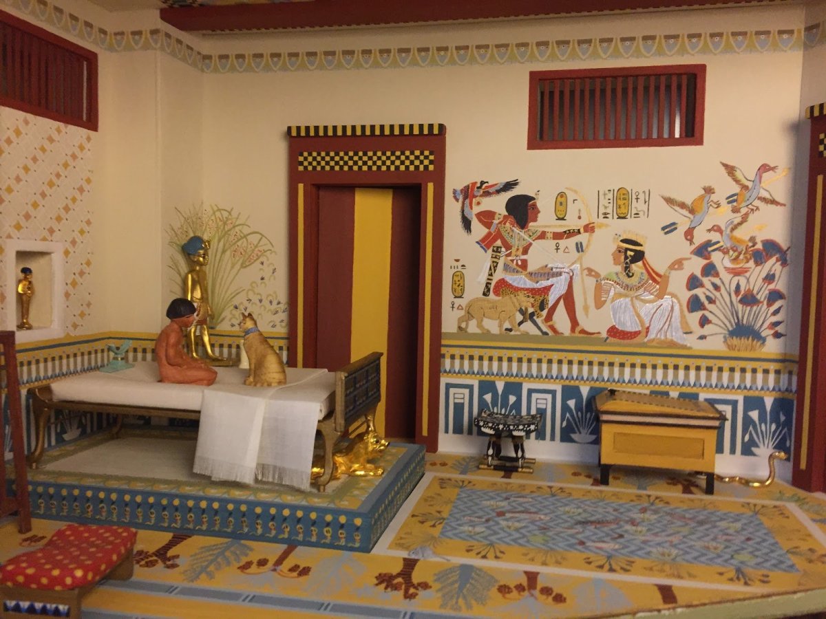 Египетский стиль в интерьере