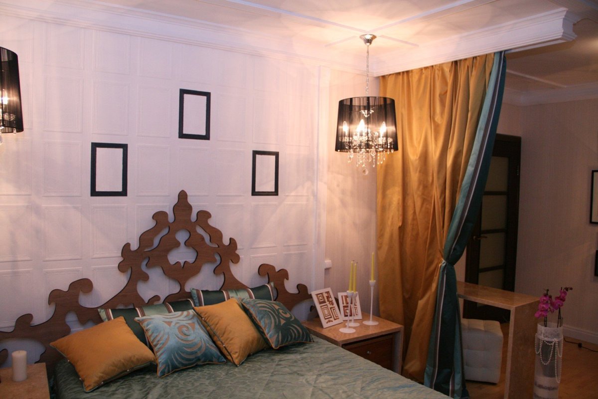 Шторы для зонирования пространства в комнате