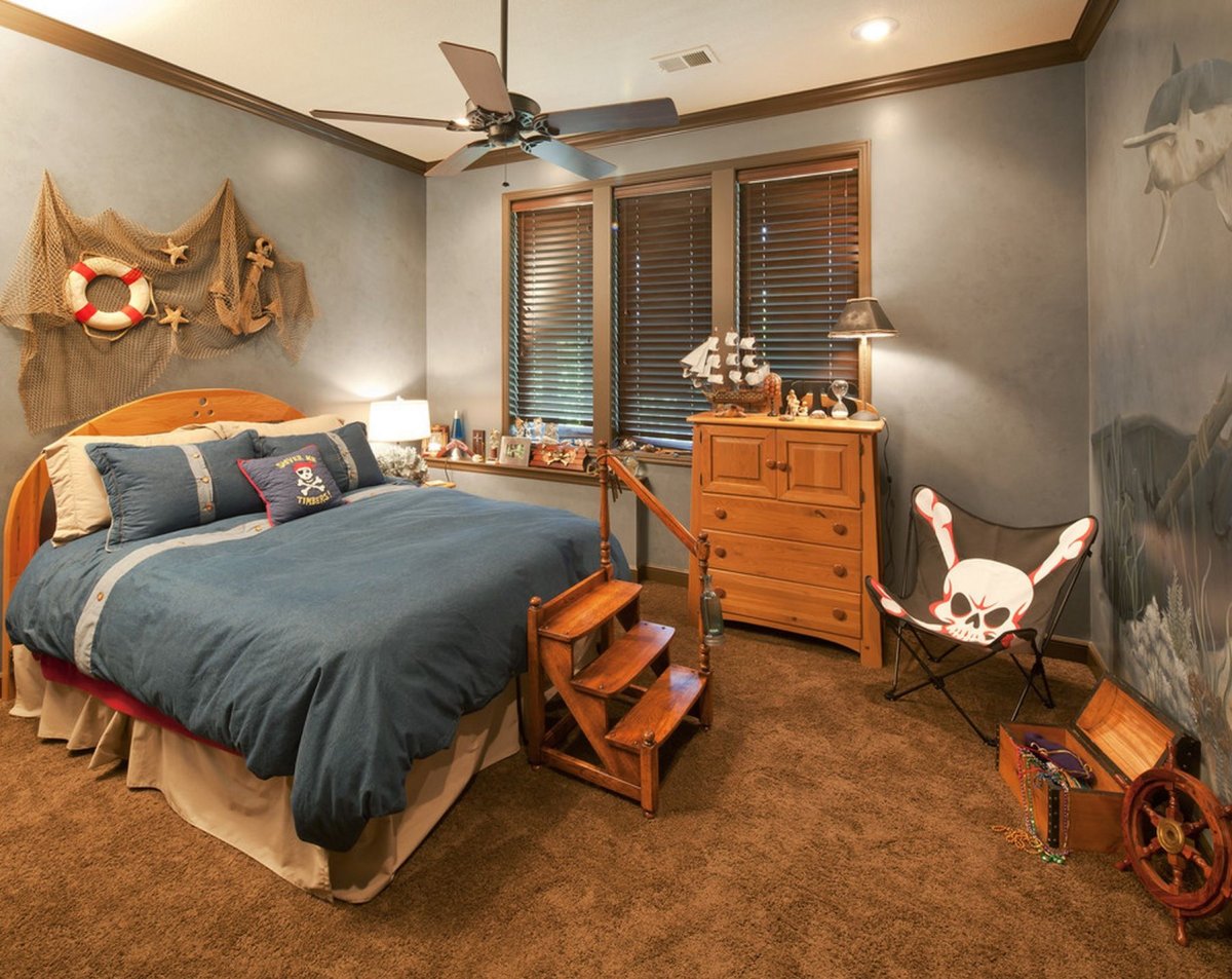 Детская в стиле путешествий