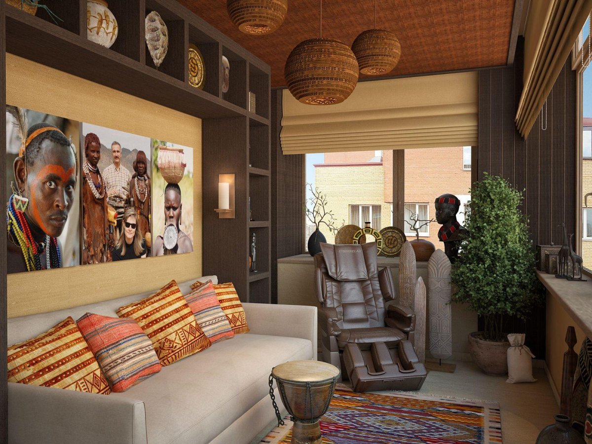 Детская в стиле путешественника