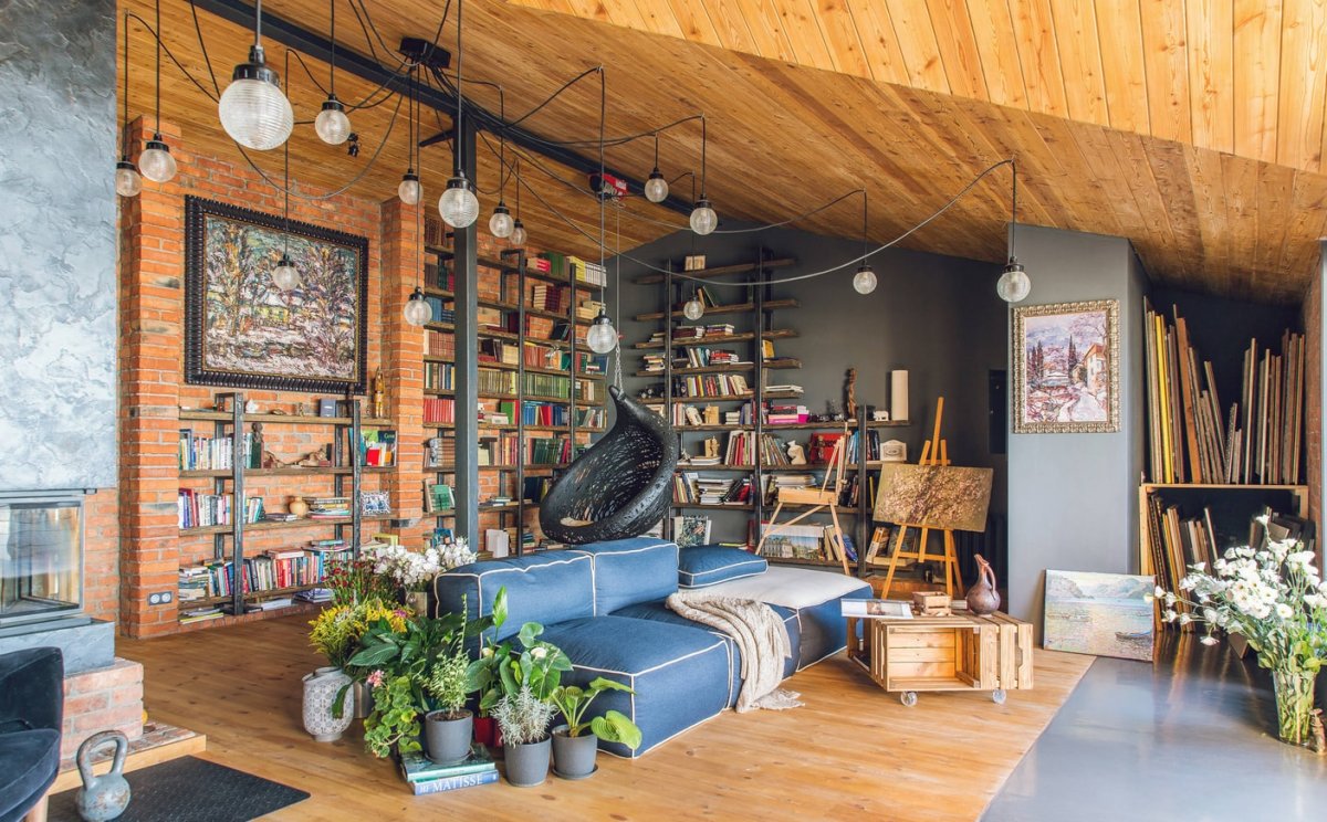 Спальня в стиле путешественника