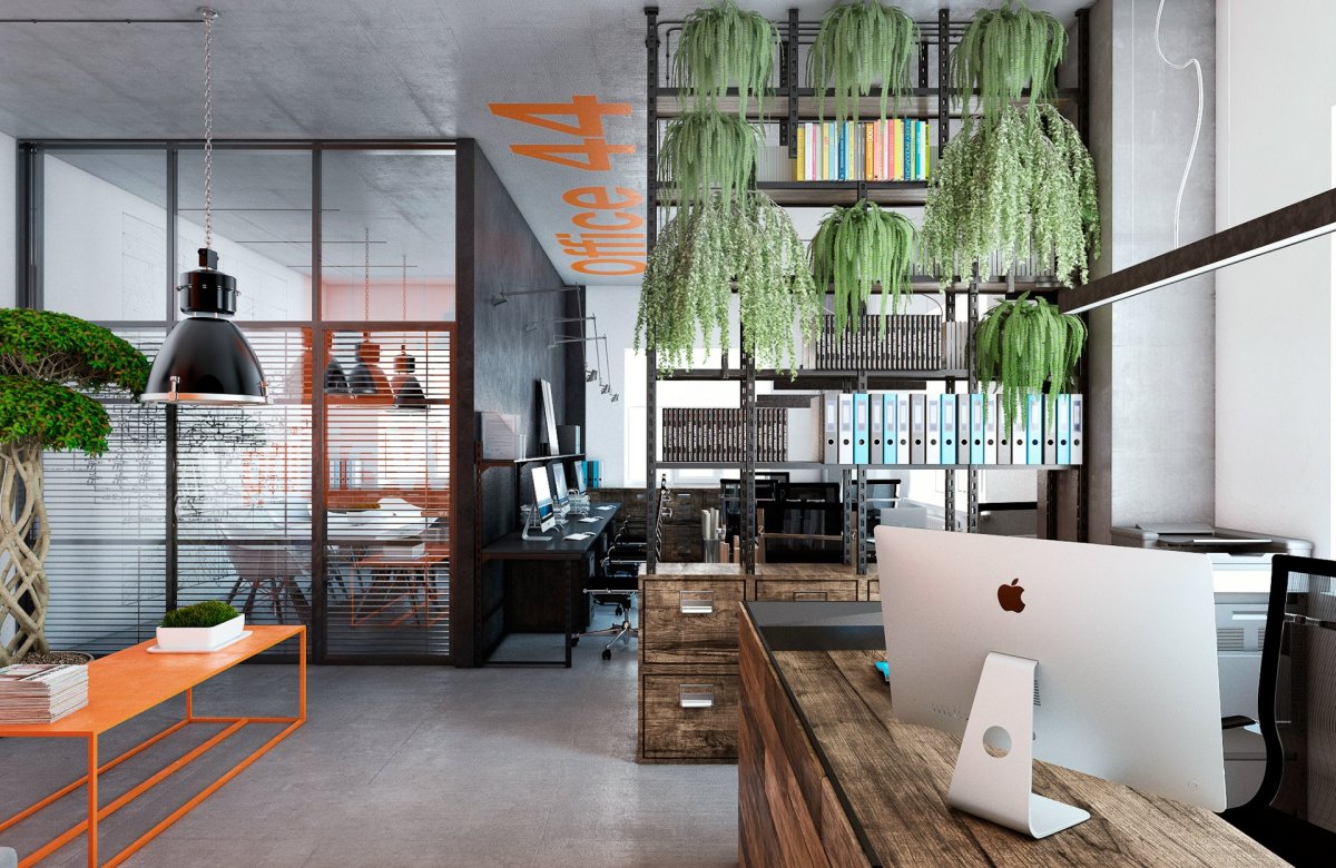 Офис в стиле эко