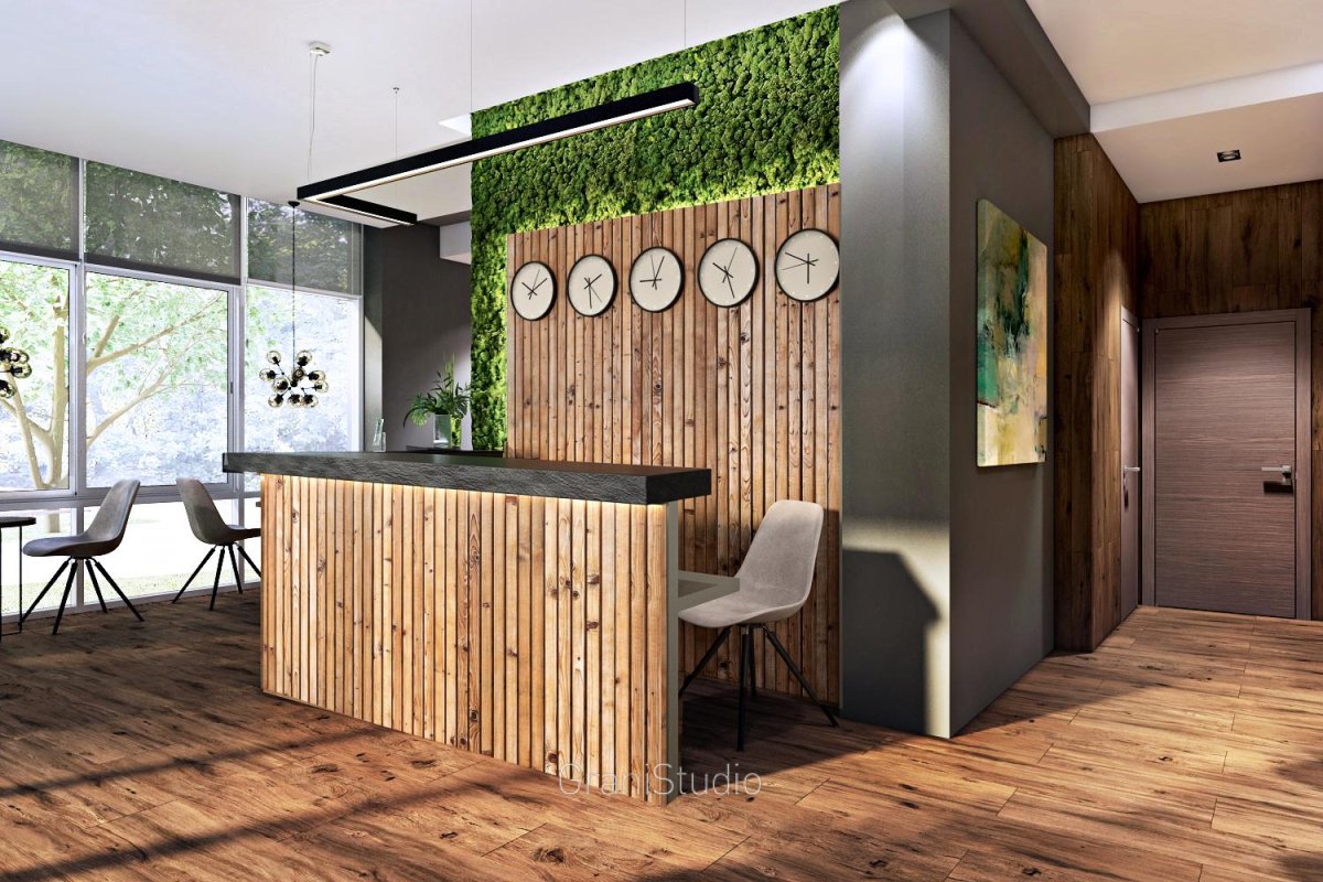 Экостиль в интерьере кафе