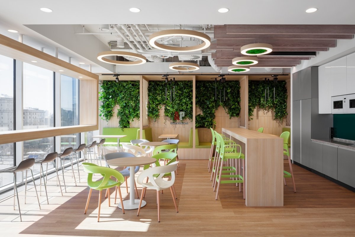 Обеденная зона в офисе