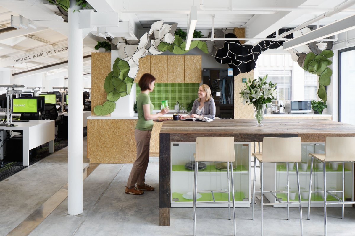 Офис в стиле эко