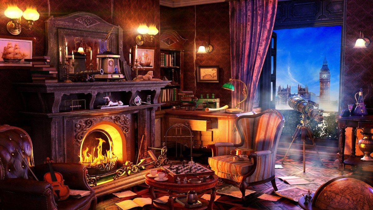 Роспись стен в скандинавском стиле