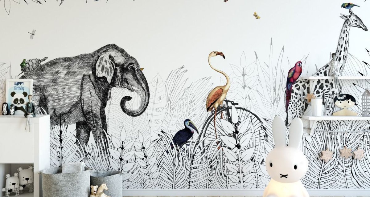 Современная роспись стен