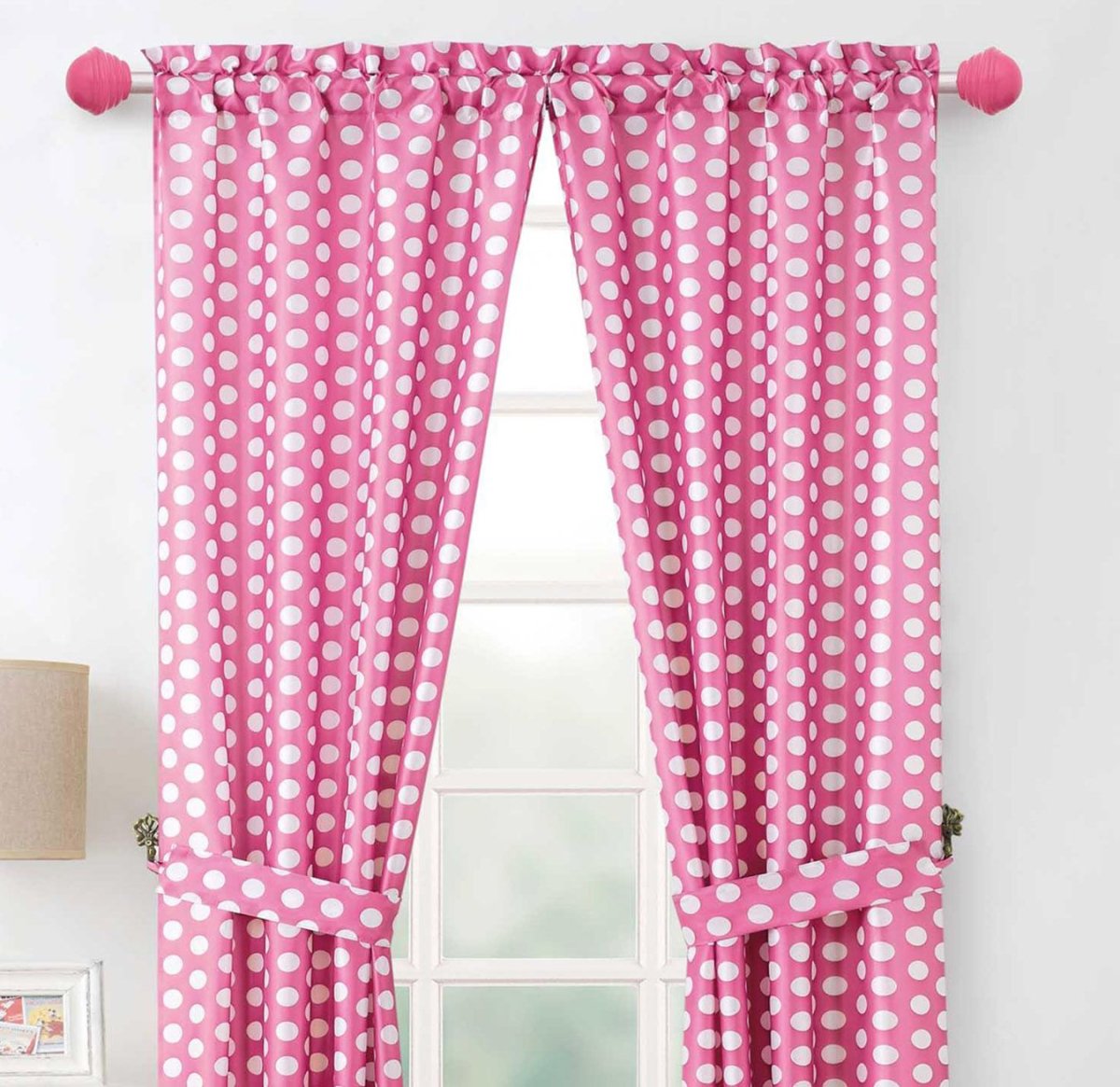 Шторы в горох