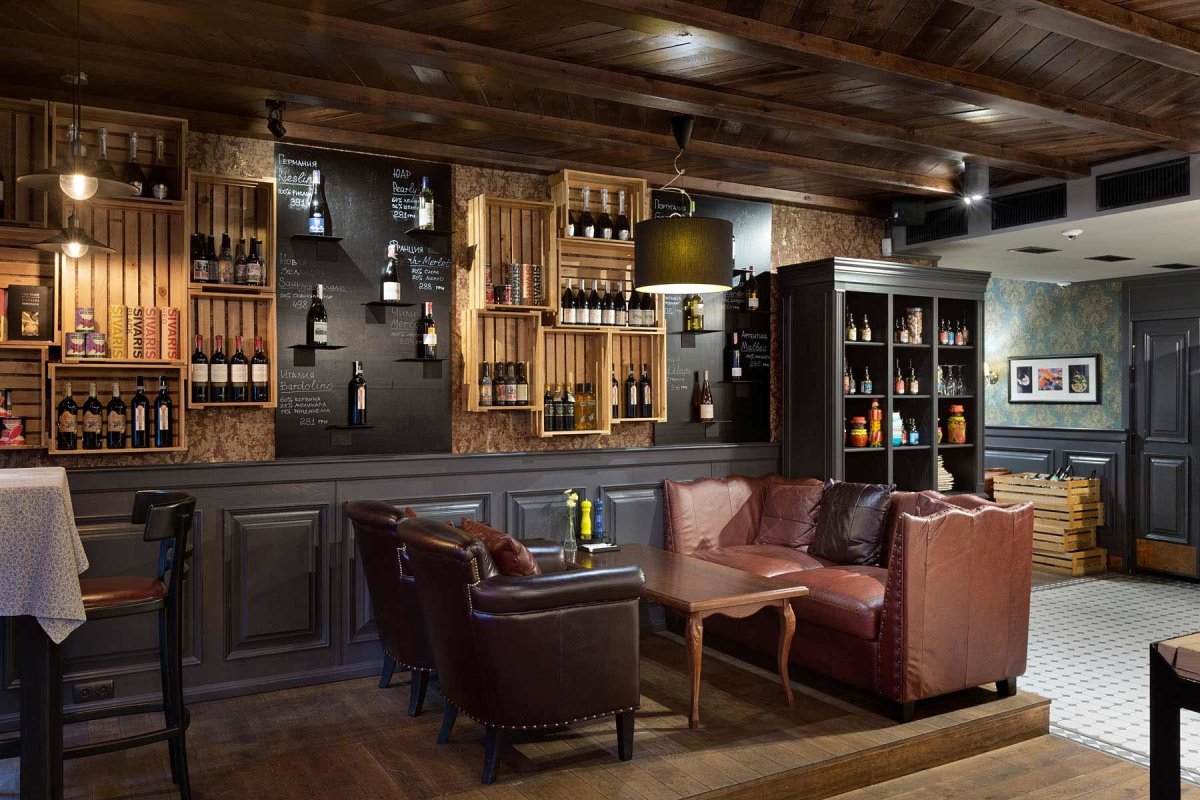 Бар в стиле крафт