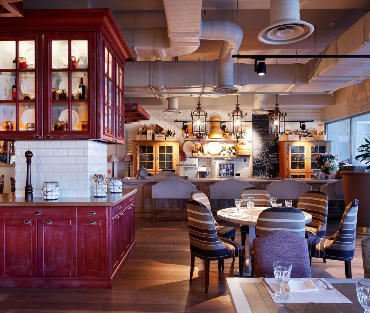 Кухня в стиле Индастриал Шик