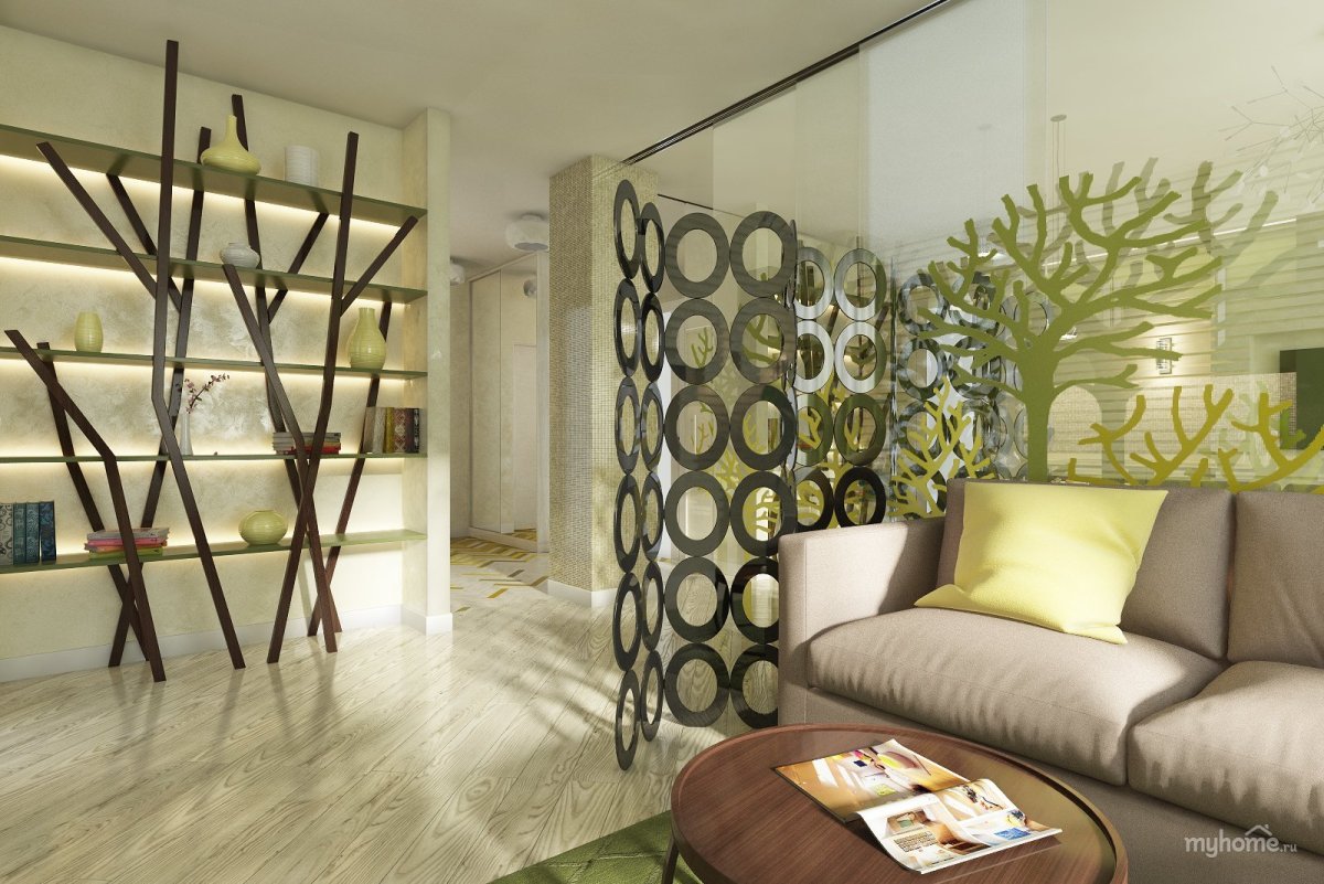 Интерьерные перегородки для зонирования