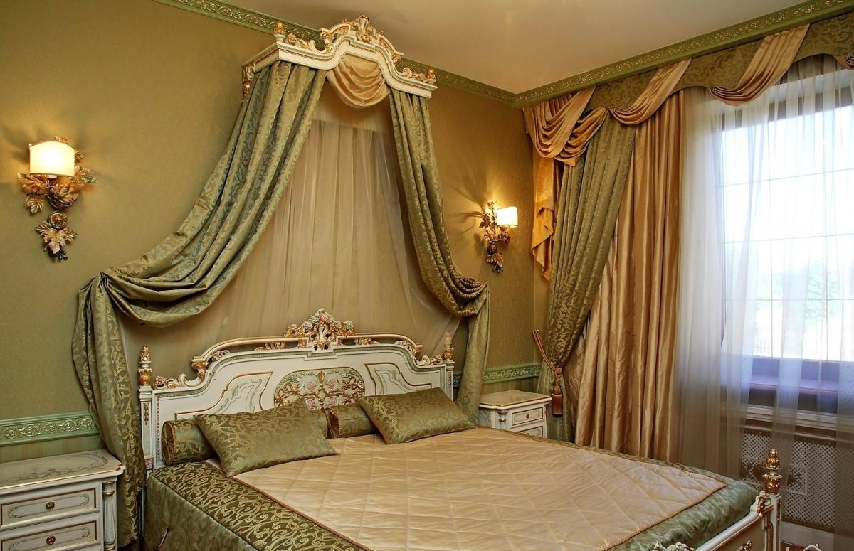 Шторы в замковом стиле