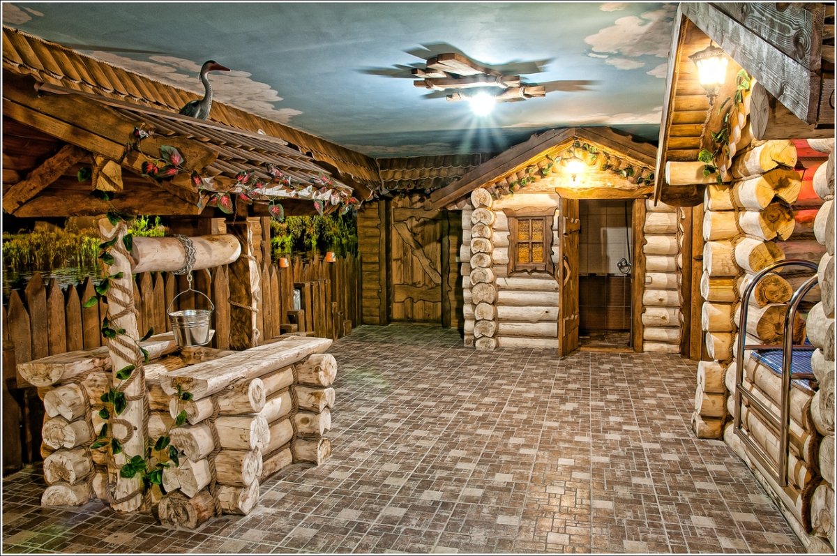 Деревенька сауна Гостиный дом