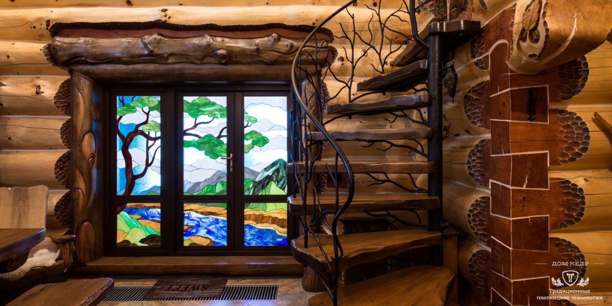 Баня в стиле Леший