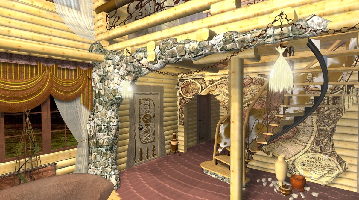 Домик в стиле викингов