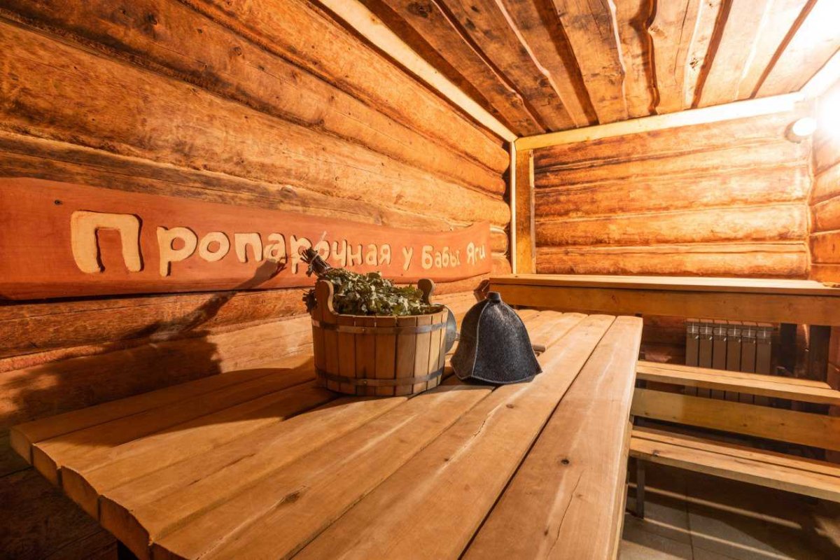 Баня избушка на курьих ножках