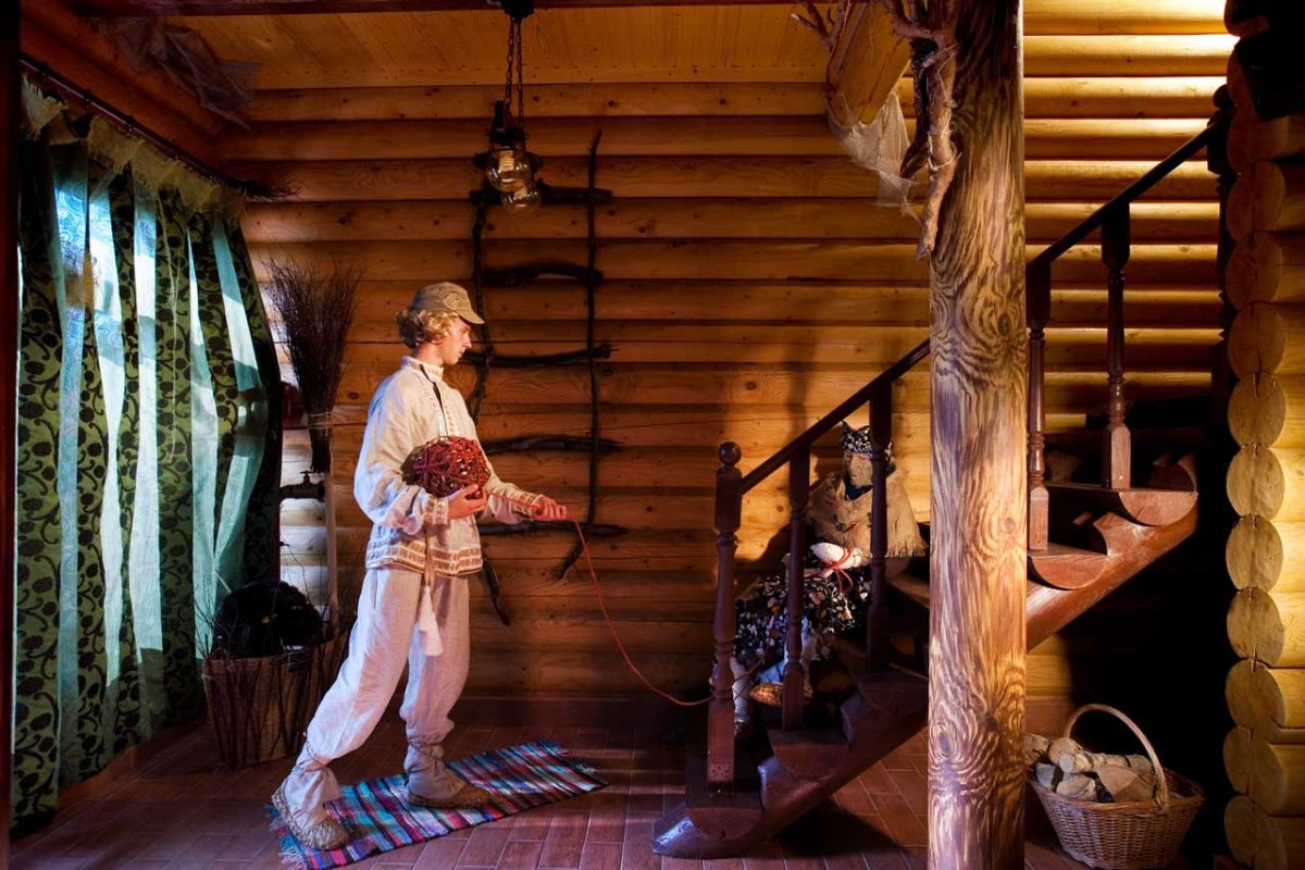 Баня в лесу