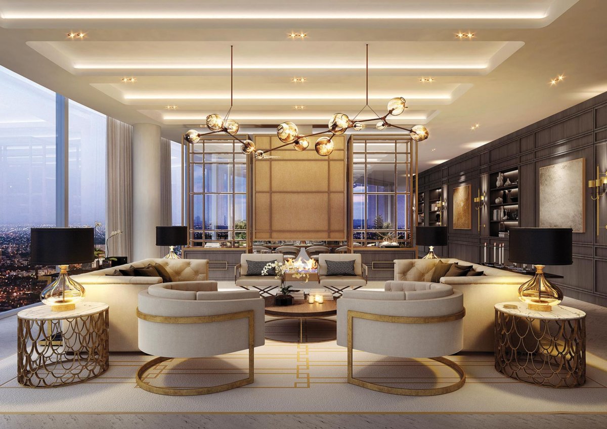 Шикарный современный интерьер