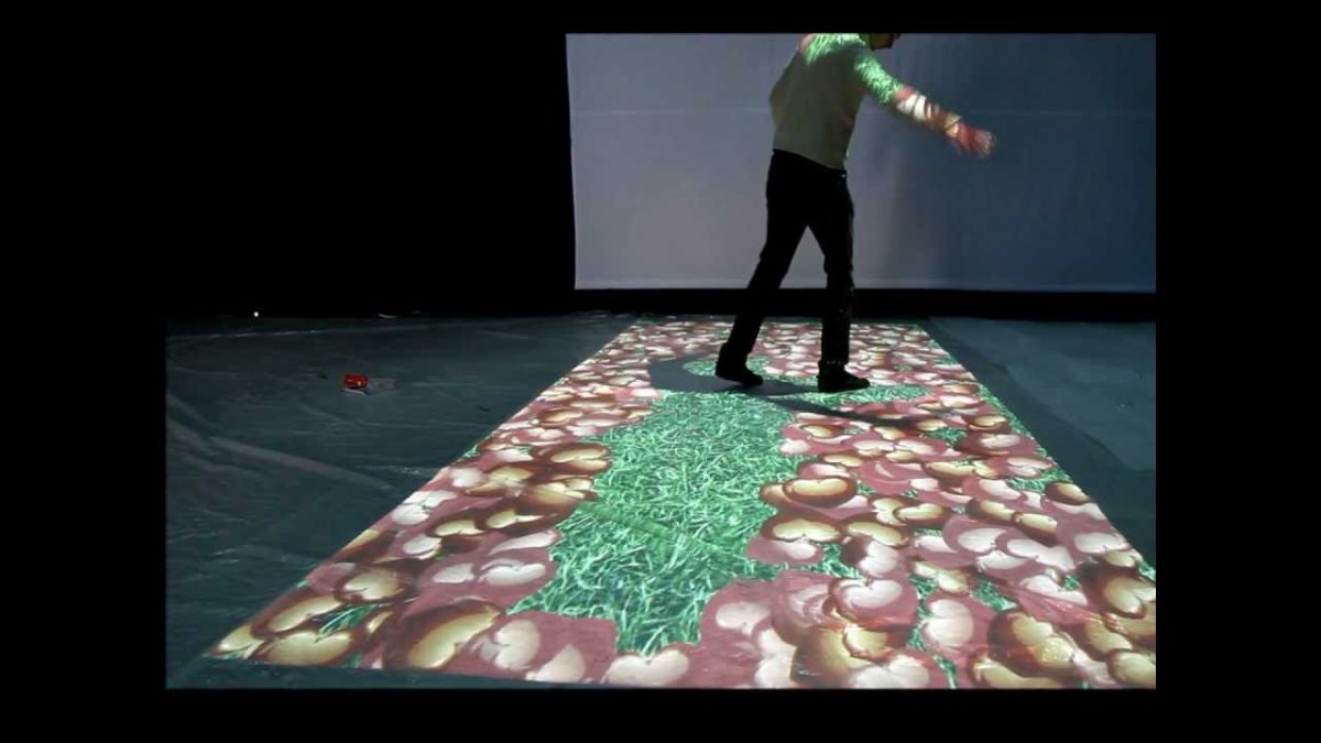 Светодиодный интерактивный пол