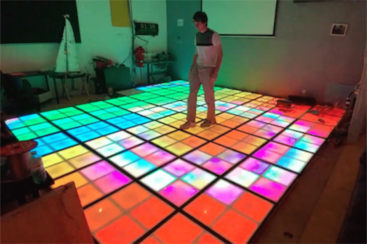 Светодиодный пол p5 500x500 mm