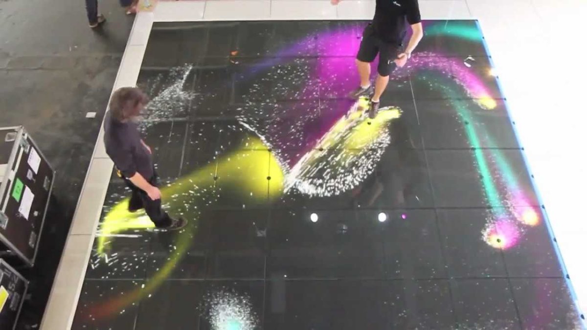 Светодиодный интерактивный пол