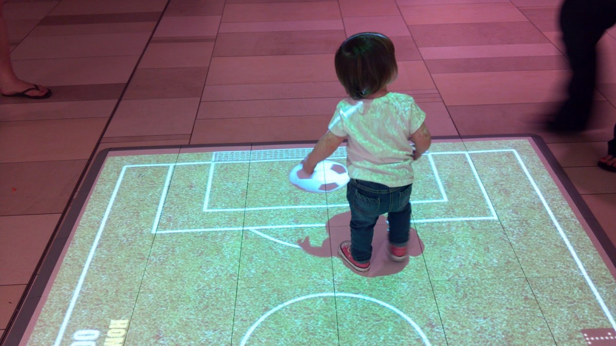 Интерактивный led пол