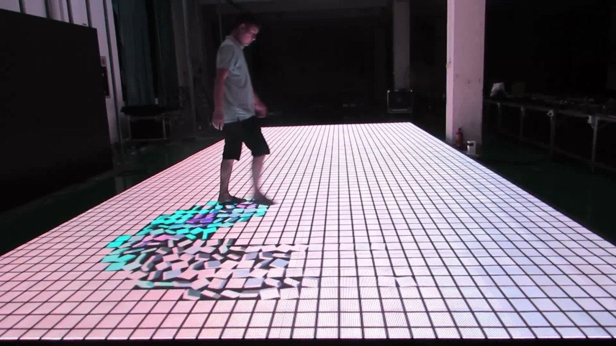 3d проекция на полу