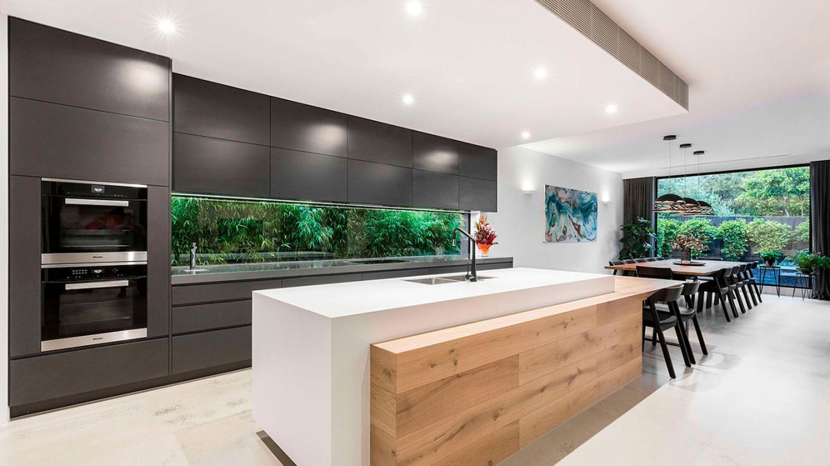 Кухни с островом в современном стиле