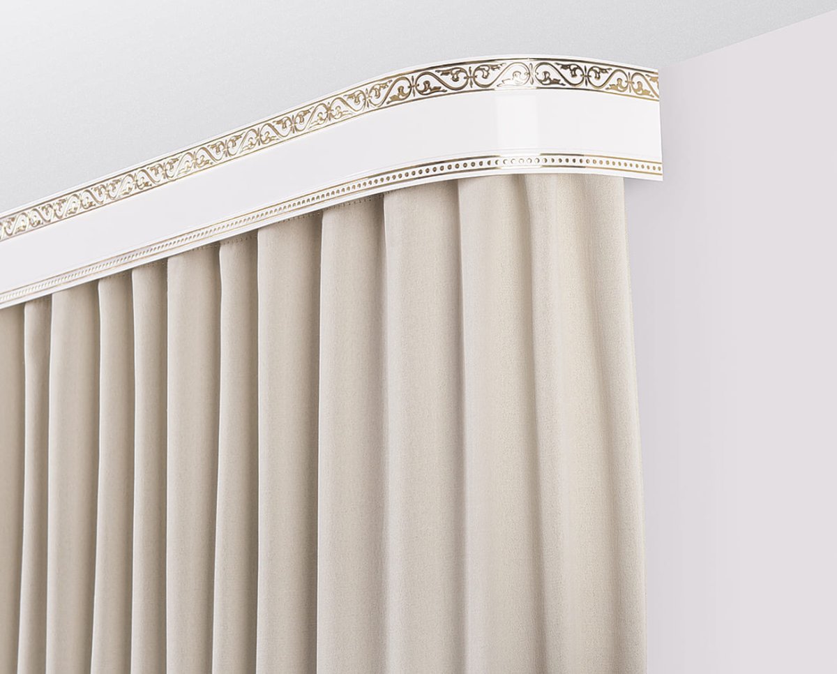 Карниз Легранд Монарх белый